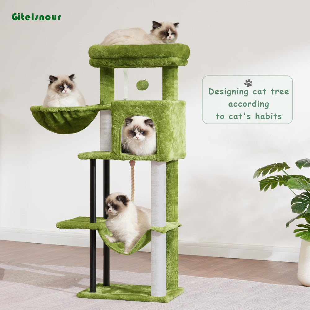 Gitelsnour cat tree anti-tip strap wall mount for added safety