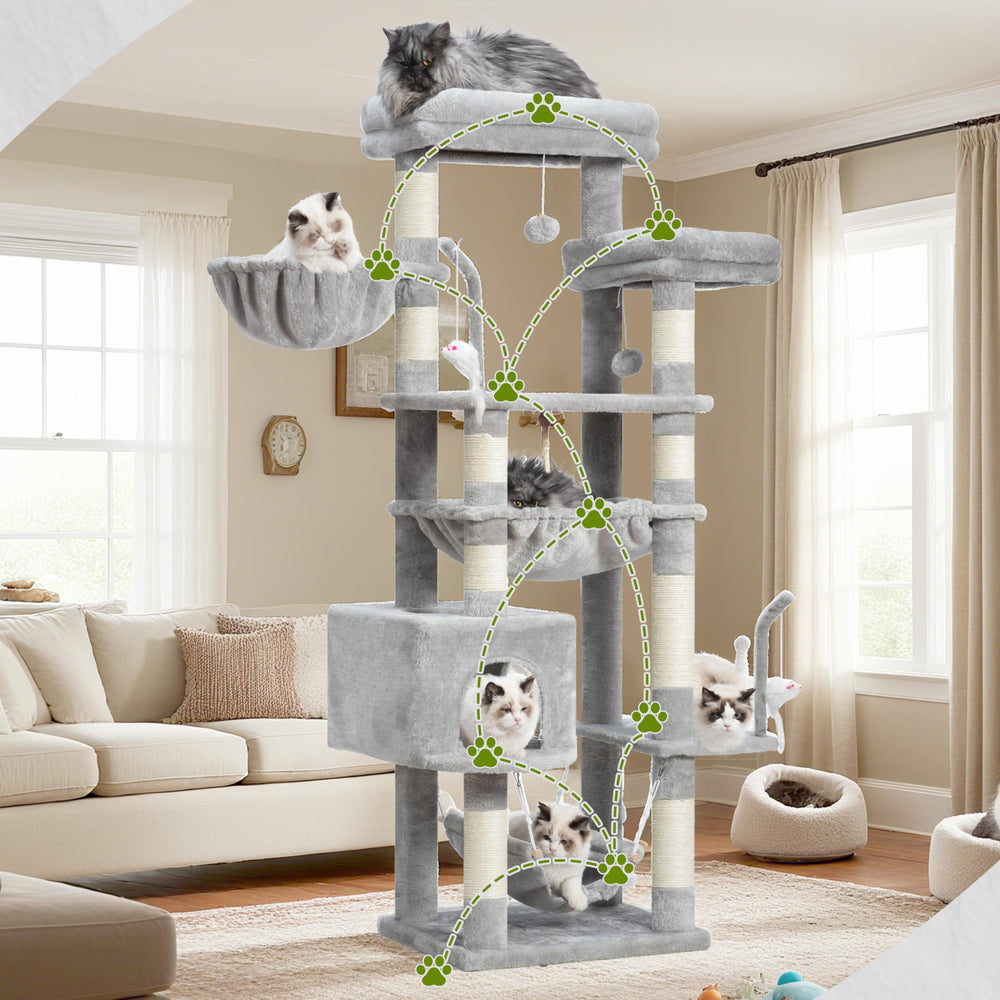 Gitelsnour Cat Tree assembly kit with clear instructions.