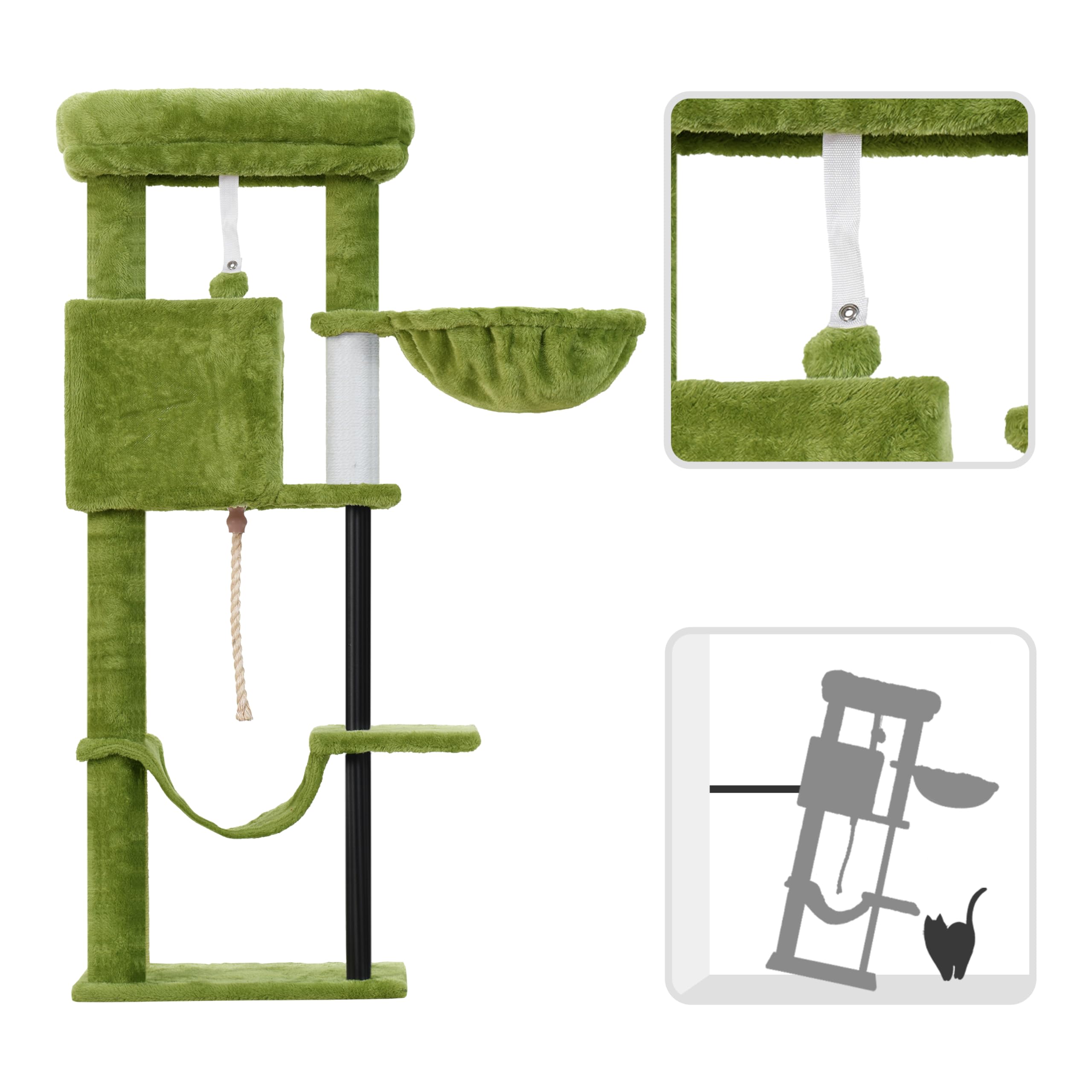 Gitelsnour cat tree assembly tools included for quick setup