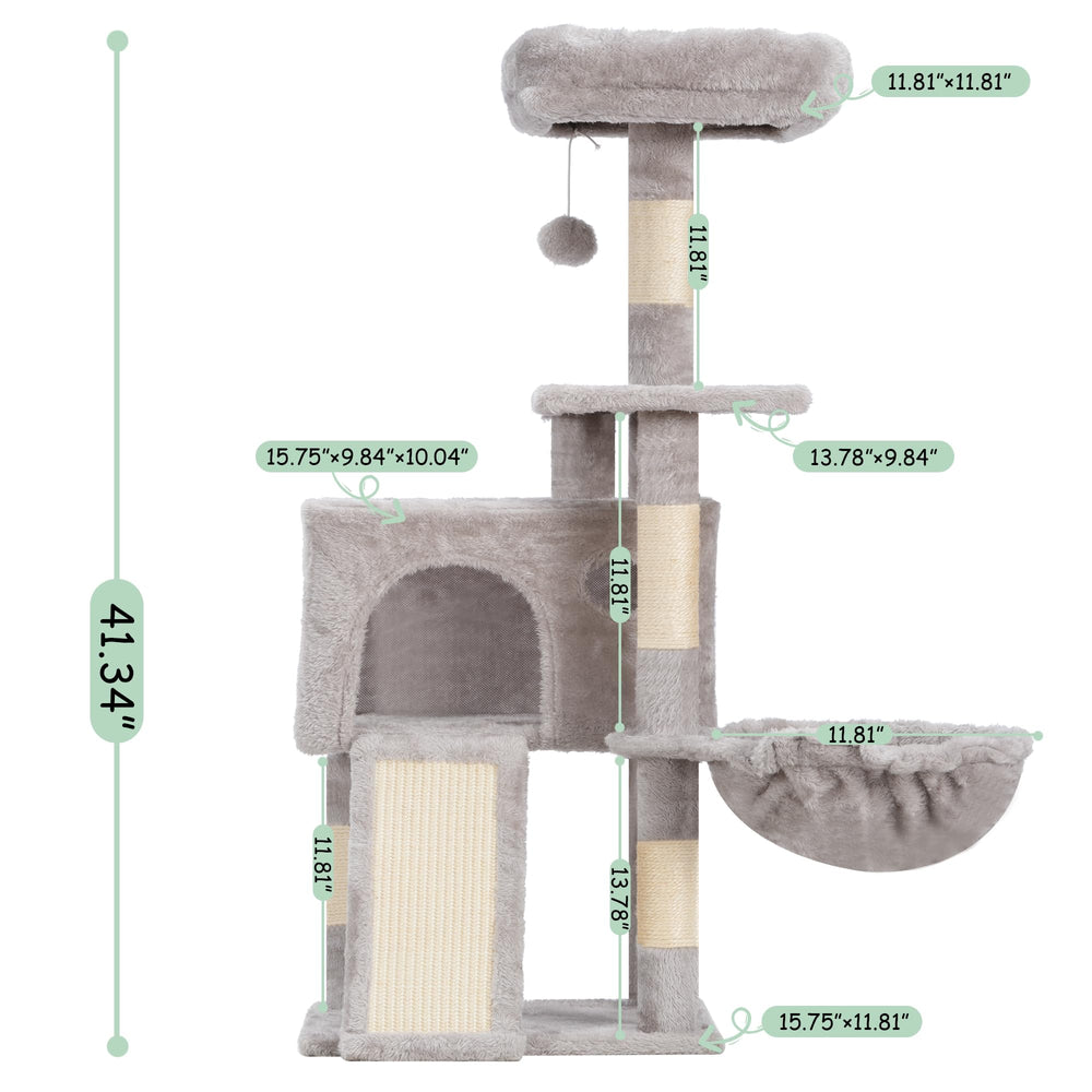 Gitelsnour bottom structure offers stability for energetic indoor cats