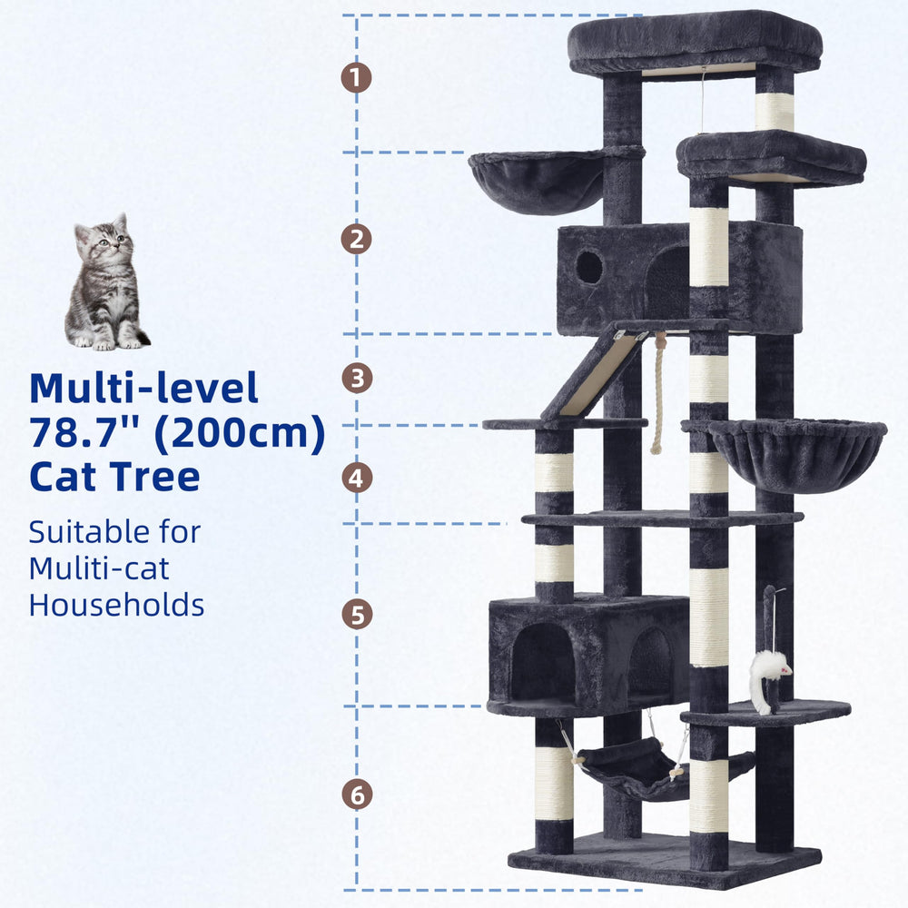 Gitelsnour cat tree condo area offers a private resting spot and room to observe the room.
