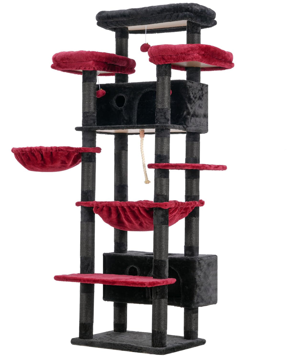 Gitelsnour cat-tree-multi-level-design supports climbing and exploration