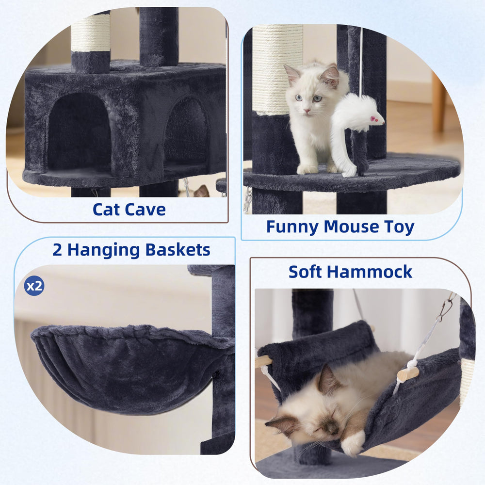 Gitelsnour cat tree play spaces encourage active exploration and interactive fun.