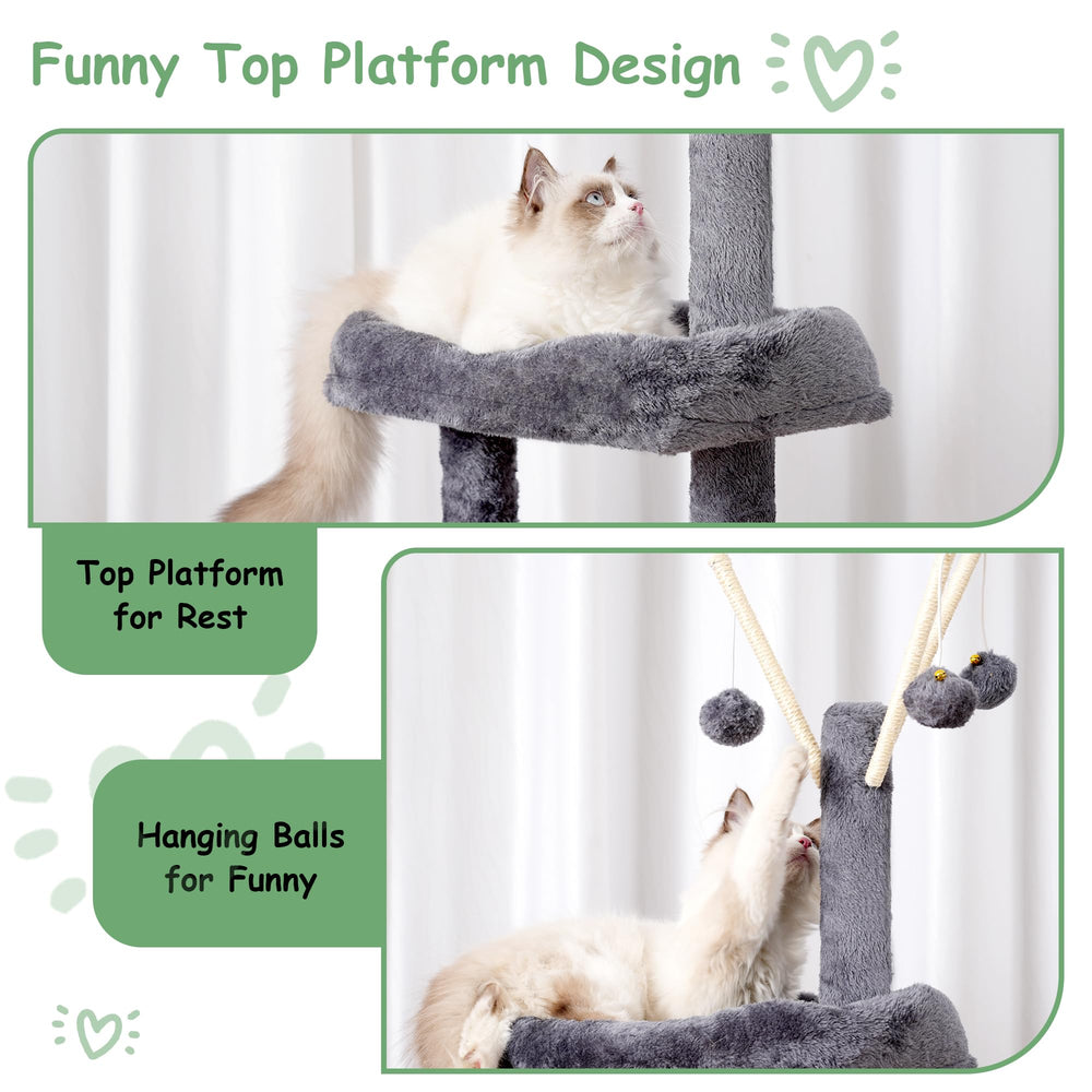Gitelsnour cat tree scratching board provides a dedicated surface to sharpen claws