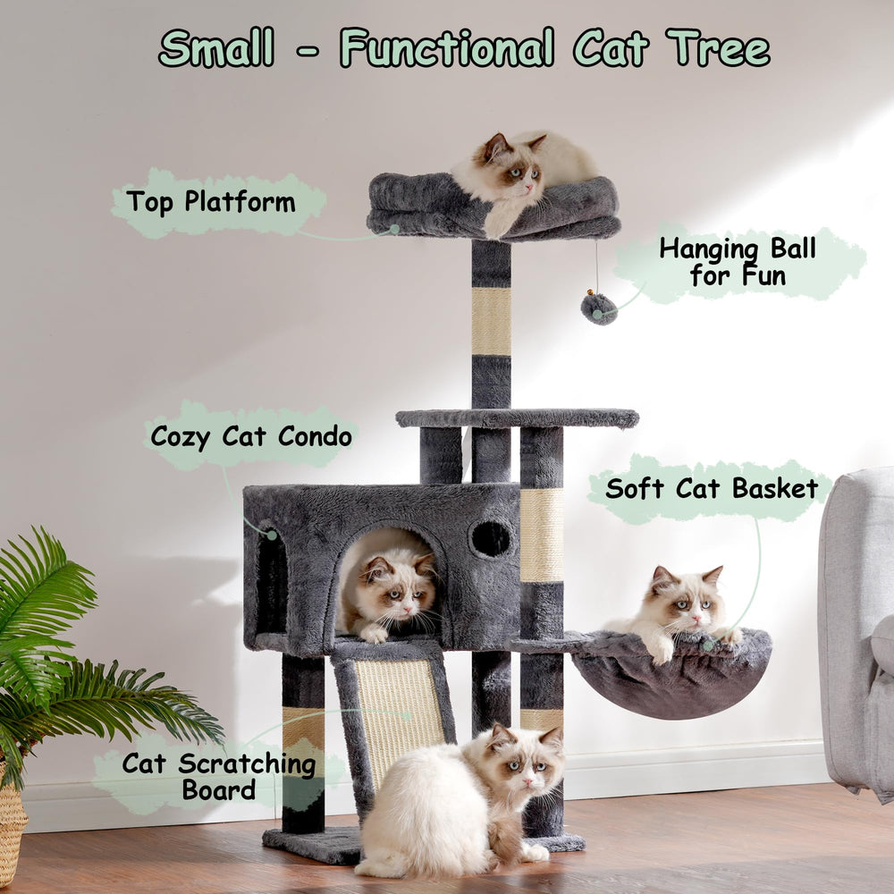 Gitelsnour cat tree scratching posts let claws release safely.