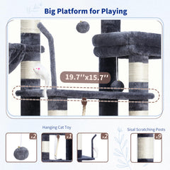 Gitelsnour cat tree sisal posts promote scratching and healthy paw care while keeping furniture safe.