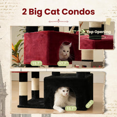 Gitelsnour cat tree sisal posts provide natural scratching and exercise