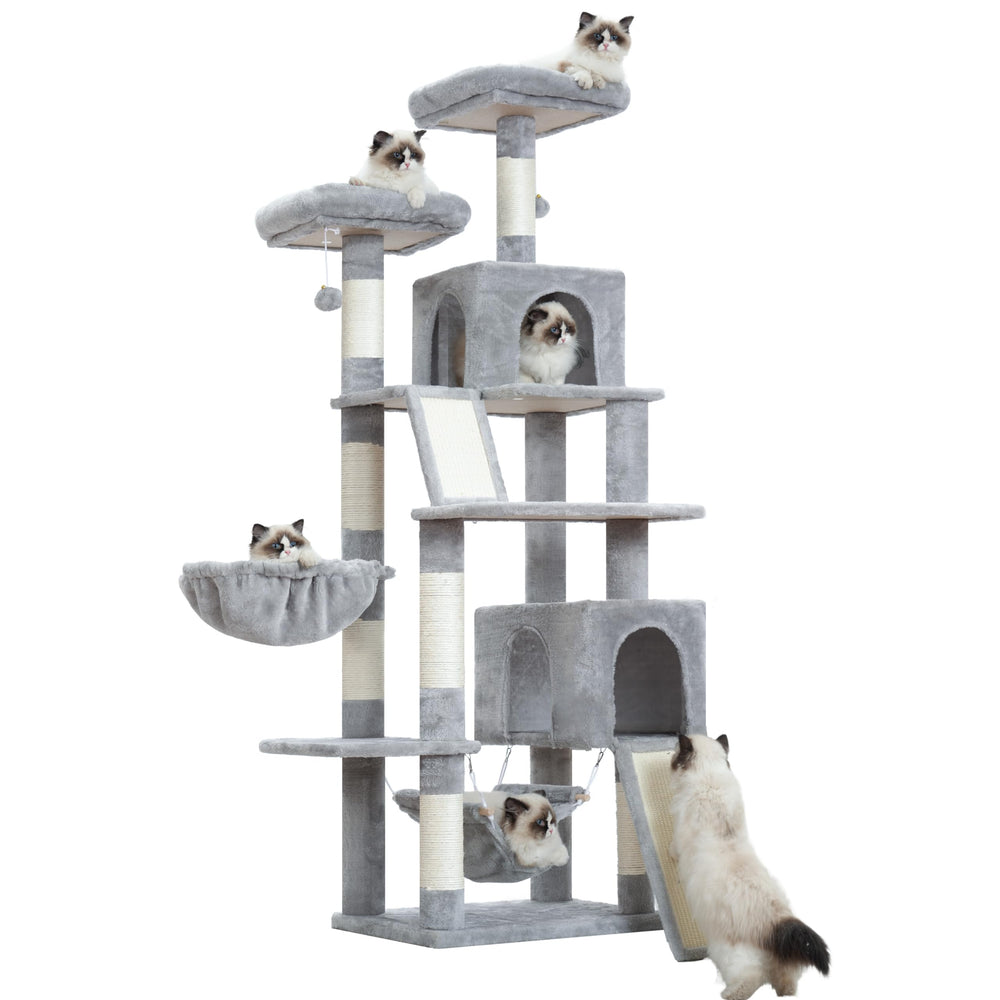 Gitelsnour cat tree suspended fur balls encourage playful interaction