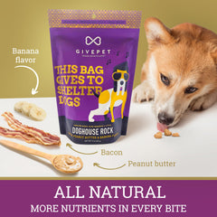 GivePet Doghouse Rock training treats in action for positive reinforcement