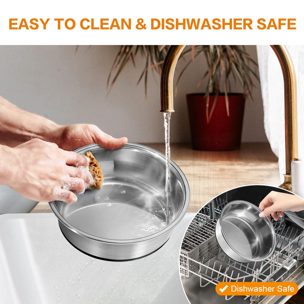 GIXSEGIE dishwasher-safe bowls are easy to clean after meals