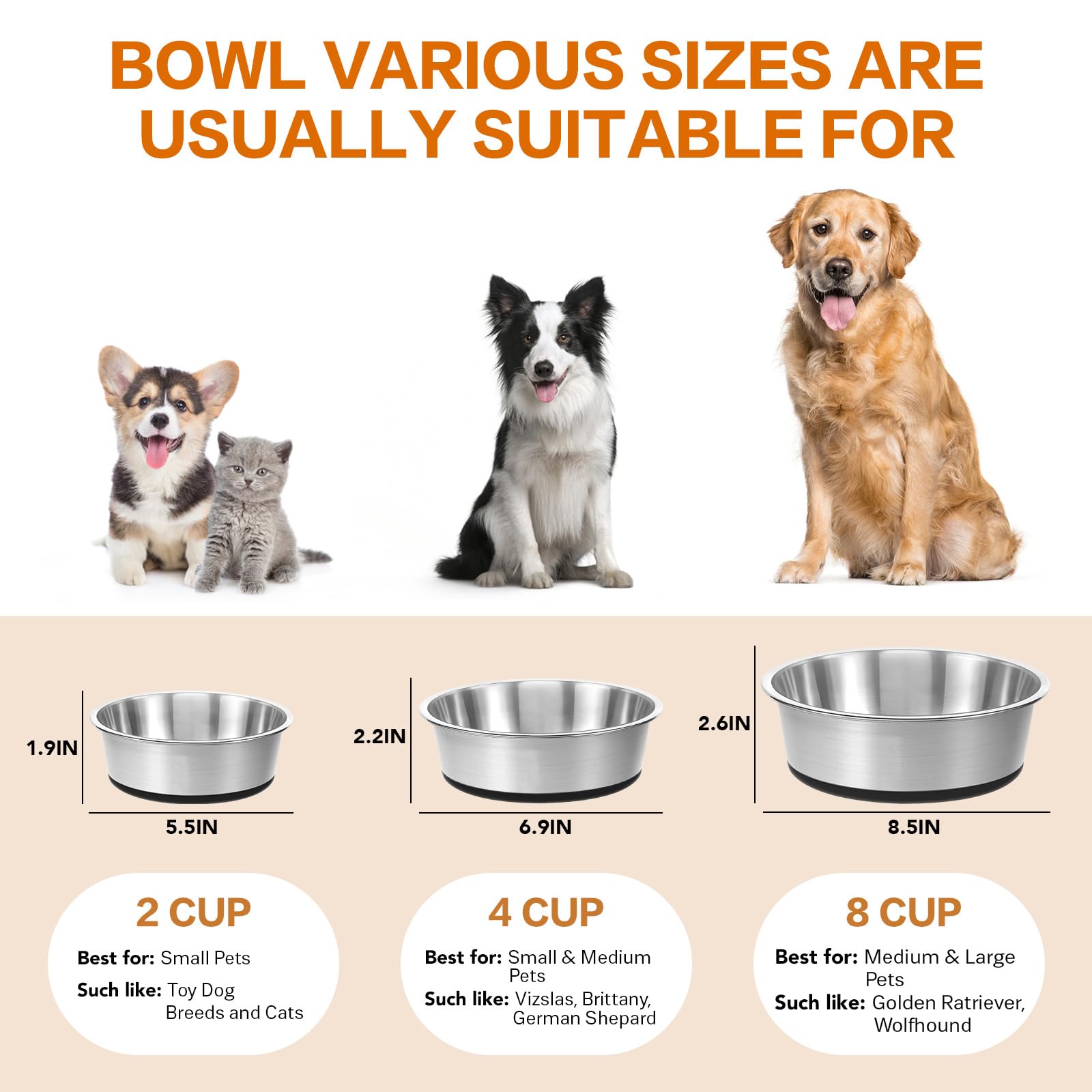 GIXSEGIE extra-thick stainless steel bowls resist denting and heat