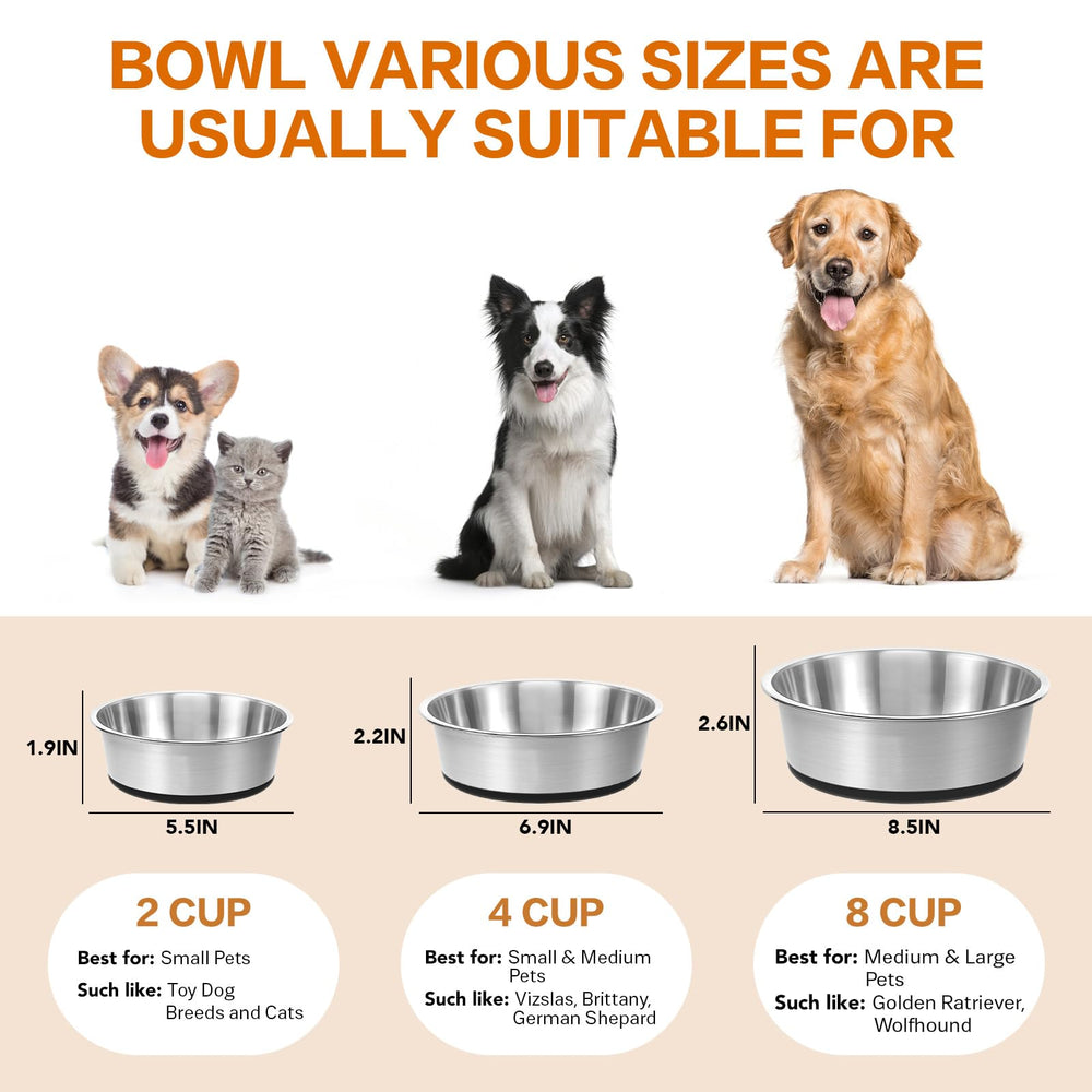 GIXSEGIE extra-thick stainless steel bowls resist denting and heat
