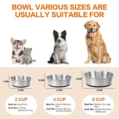 GIXSEGIE extra-thick stainless steel bowls resist denting and heat