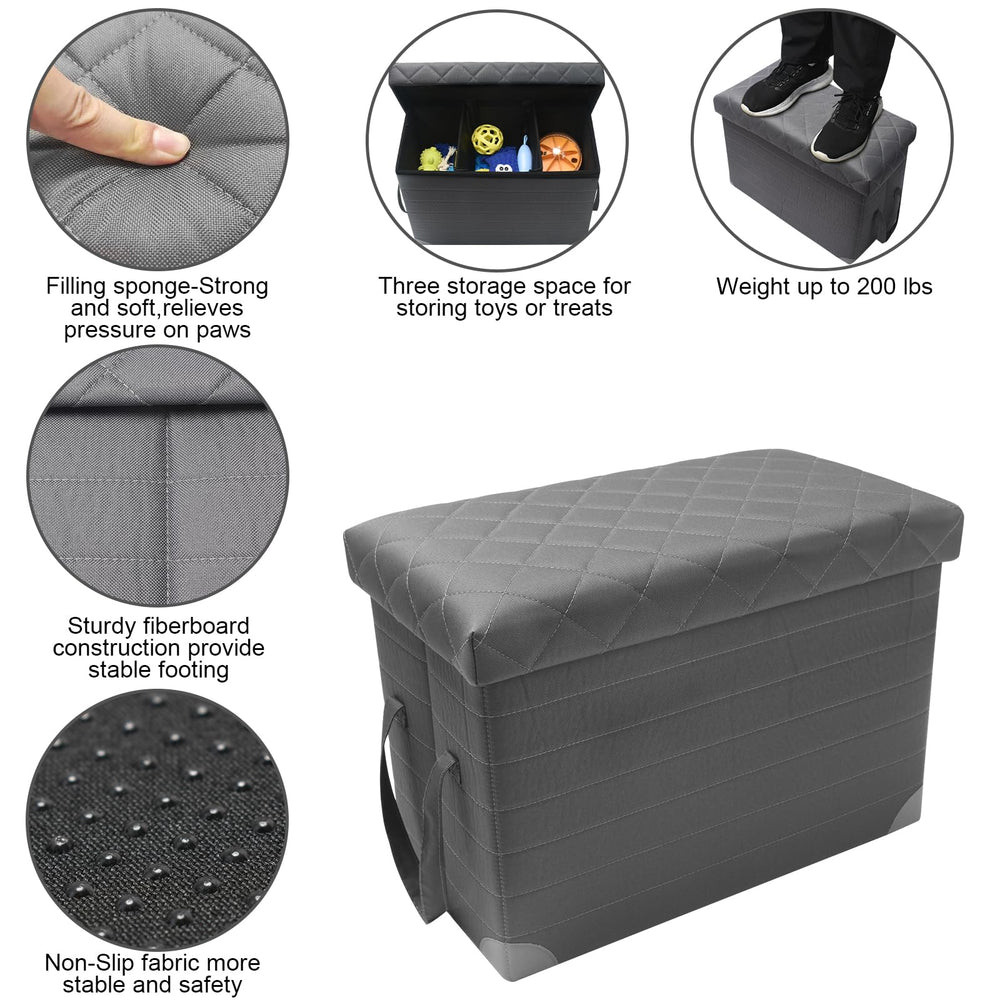 GJEASE back-seat extender features non-slip bottom for safer travels.