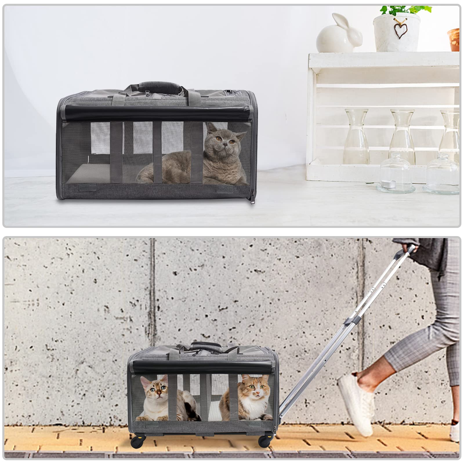 GJEASE bottom mats offer plush comfort and a secure base.