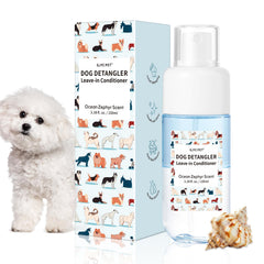GJYC PET dog detangler spray bottle for quick tangles-free brushing and silky coat.