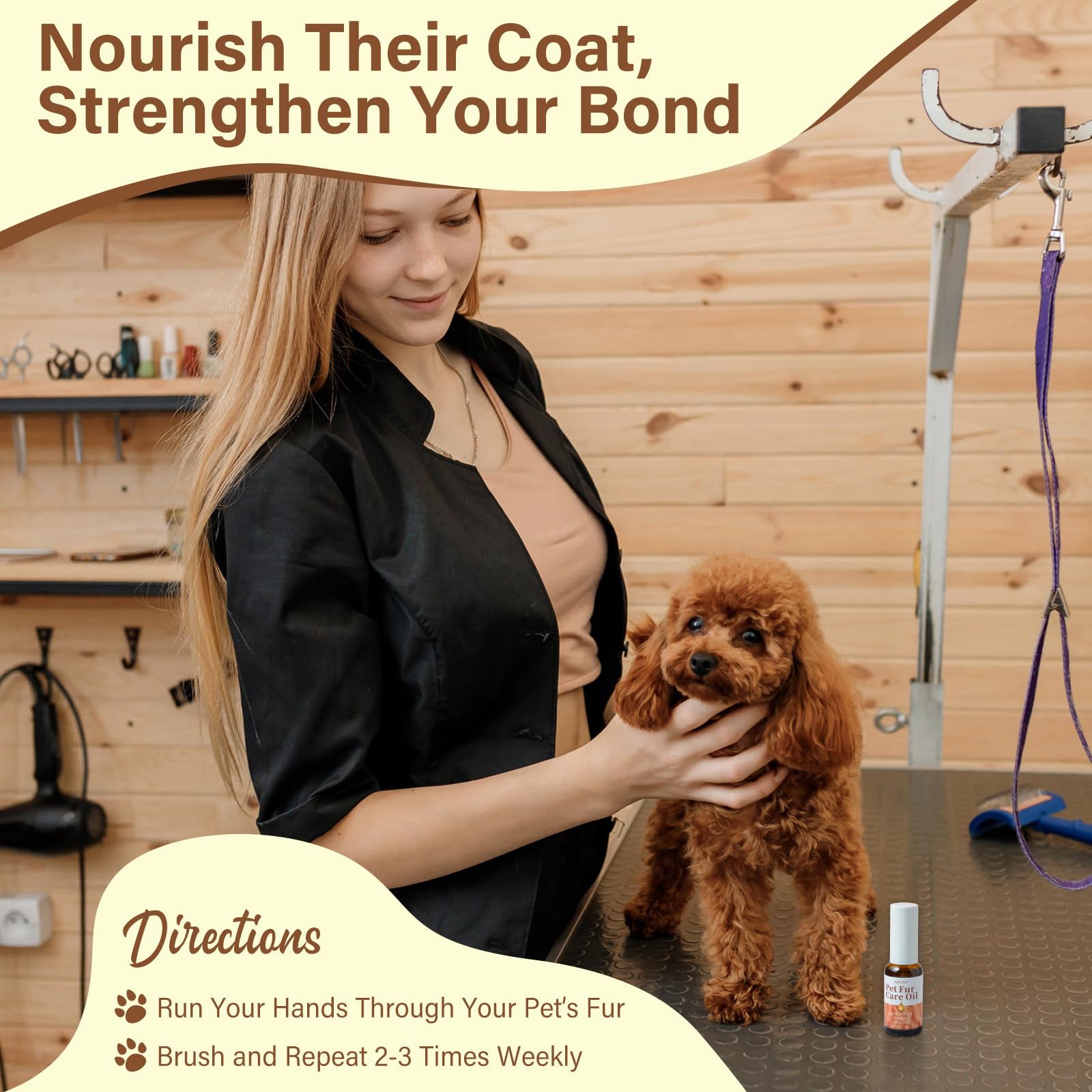 GJYC PET Dogs Cats Grooming Oil Use suits multi-pet households