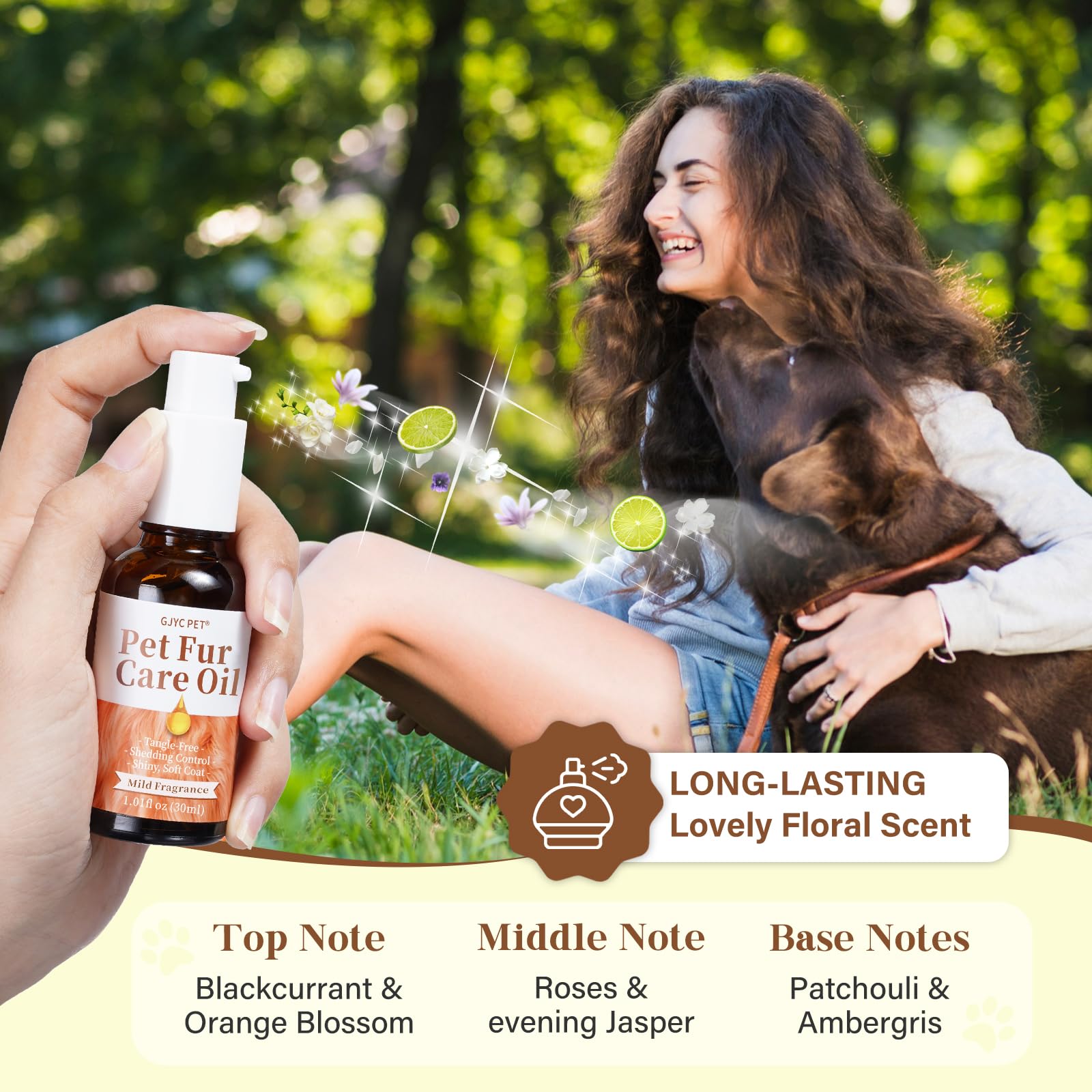GJYC PET Pet Fur Care Oil suitable for all pets and fur types