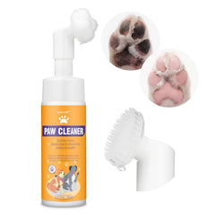 GJYC PET paw cleaner silicone brush gently cleans muddy paws.