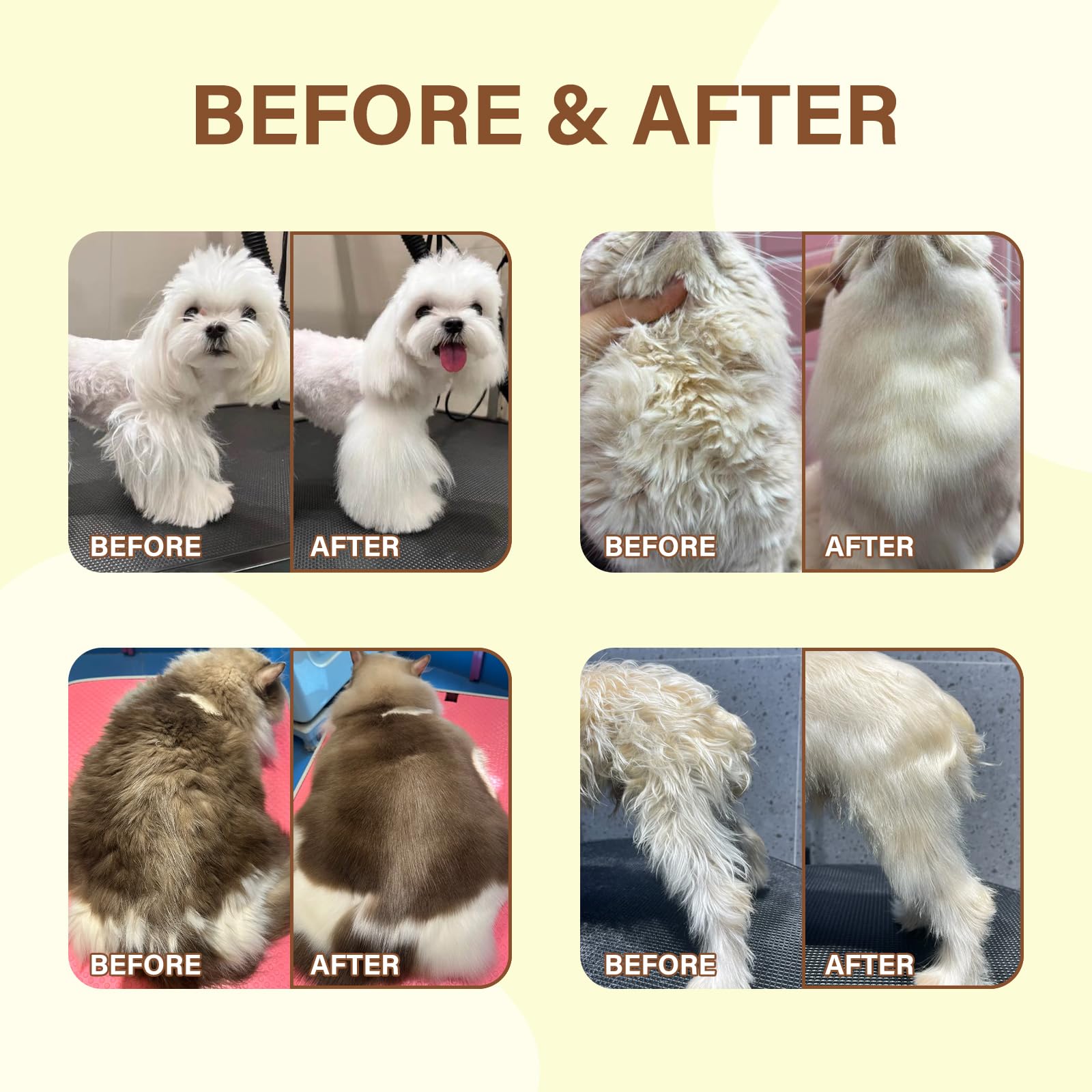 GJYC PET Pet Fur Care Oil pump-dispense for easy application