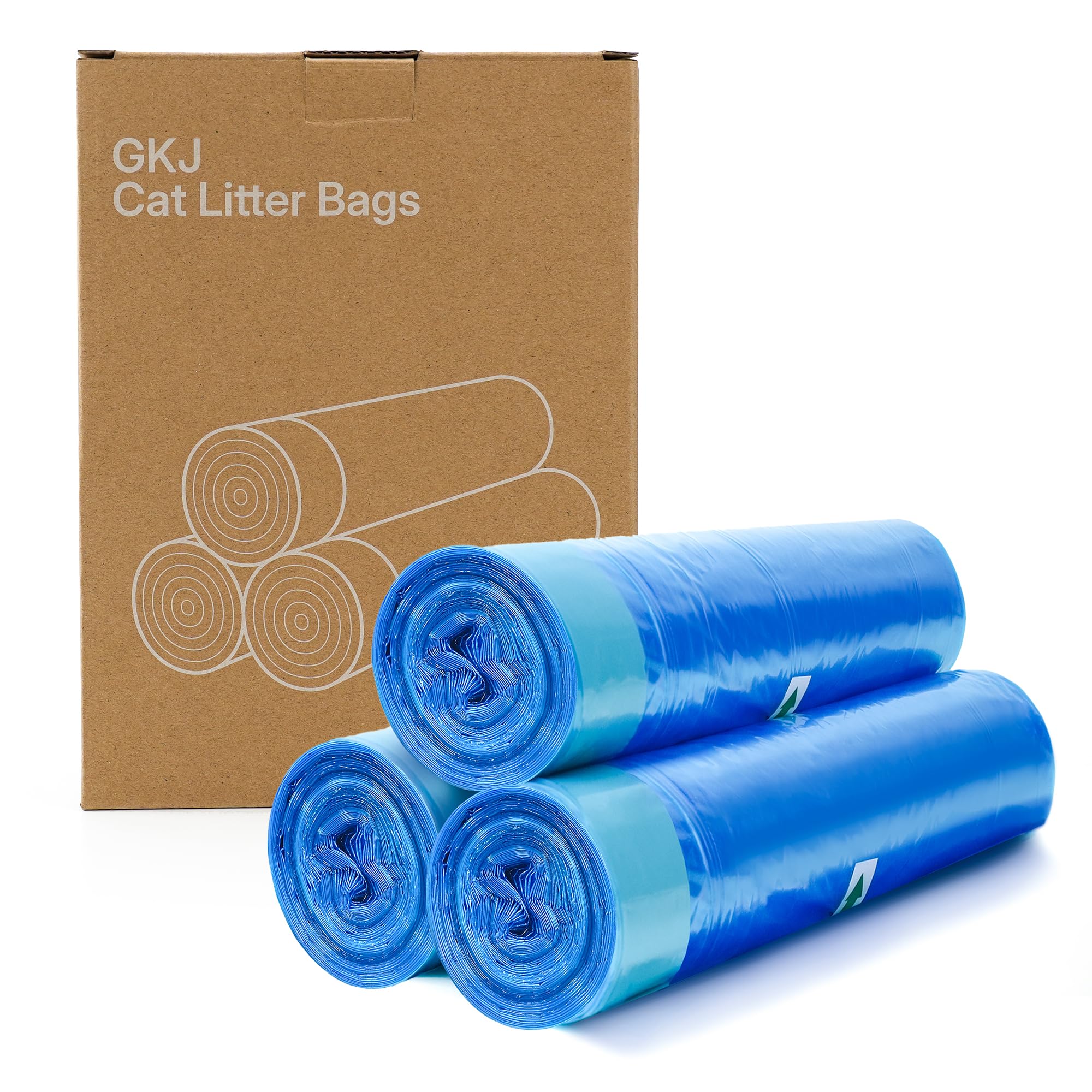 GKJ cat litter bags packaging ready-to-use refill system for convenient, mess-free disposal.