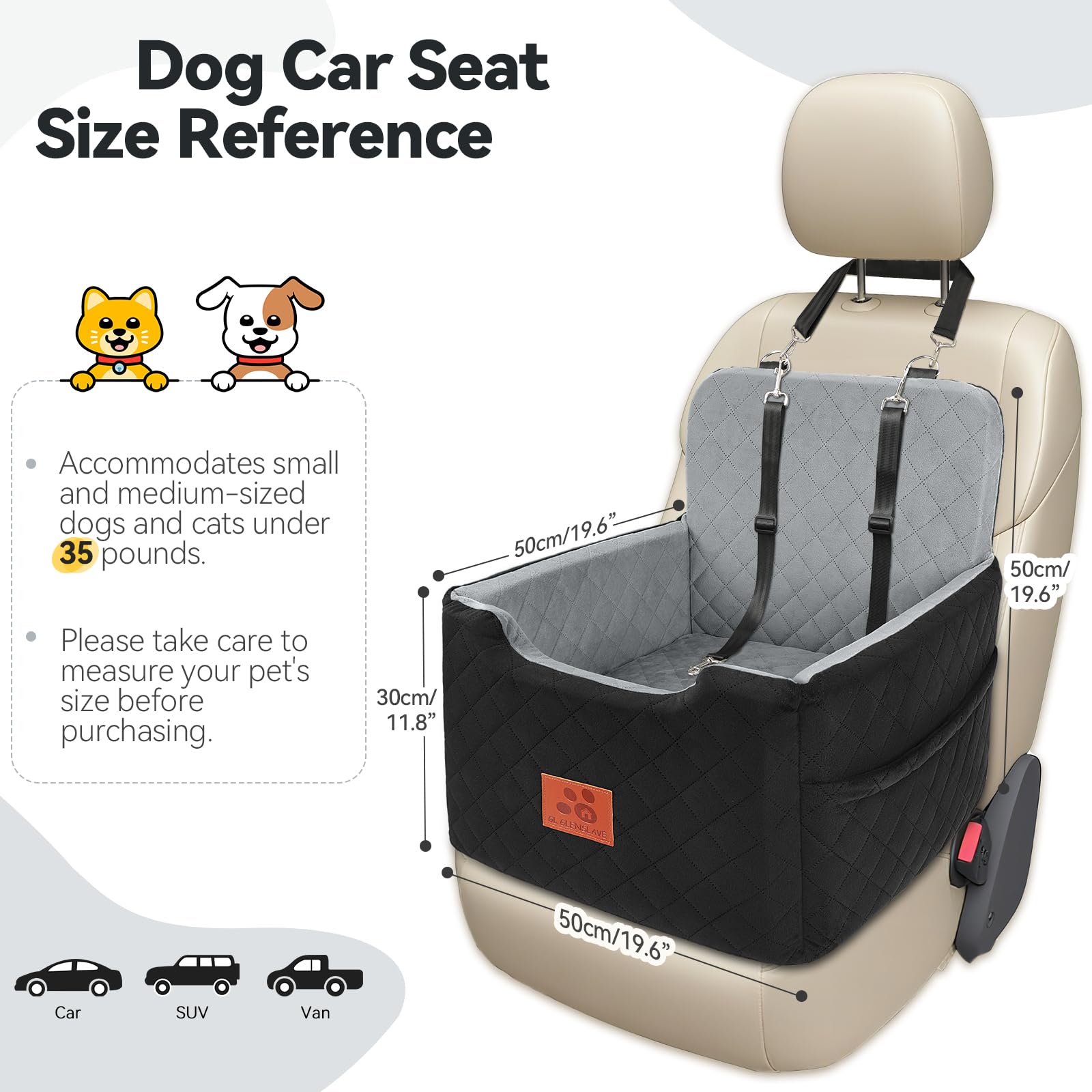 GL GLENSLAVE detachable washable cover simplifies cleaning after adventures.