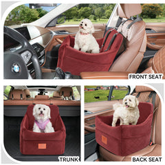GL GLENSLAVE dog car seat back view showing elevated observation and comfort