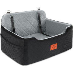 GL GLENSLAVE dog car seat booster view for better window watching on rides.