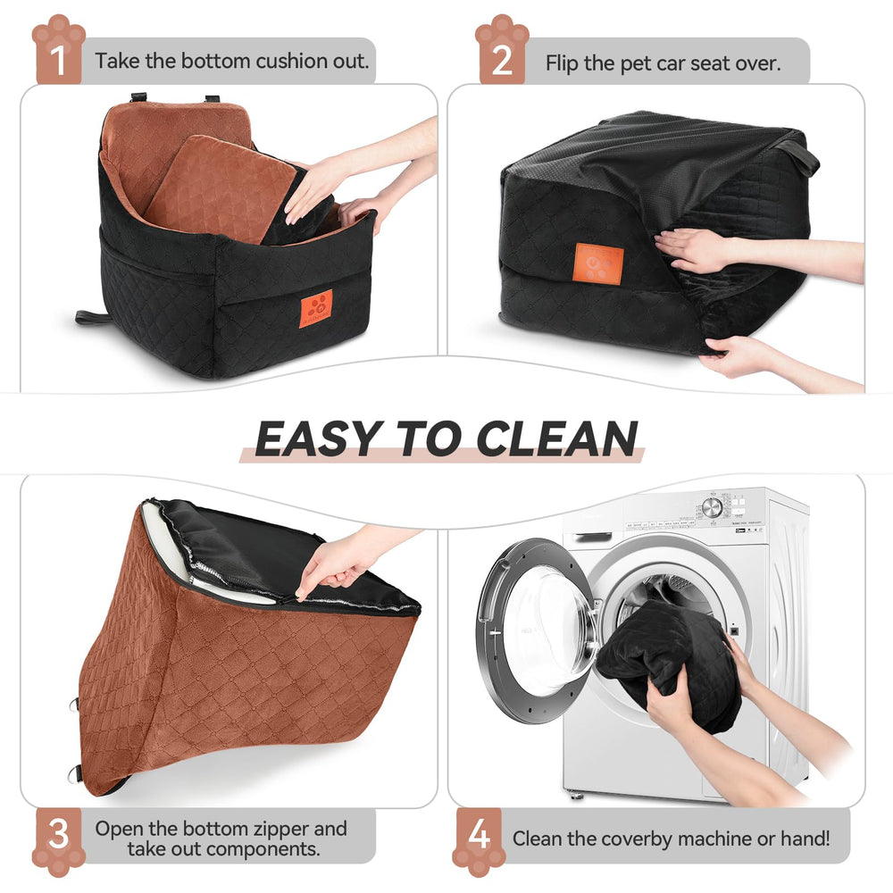 GL GLENSLAVE dog car seat color options black brown match interiors