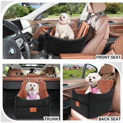 GL GLENSLAVE dog car seat interior memory foam offers cozy, pressure-relieving support