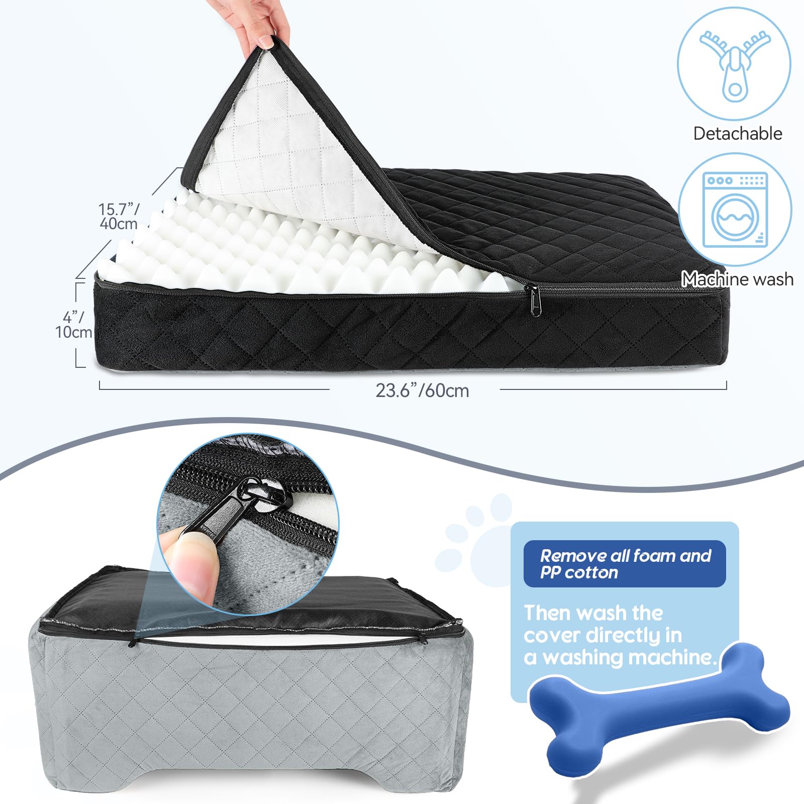 GL GLENSLAVE multifunction bed mode doubles as a home dog bed.