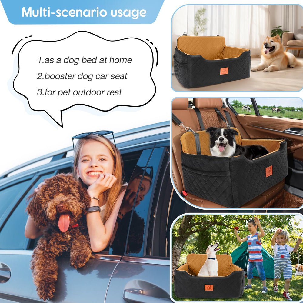 GL GLENSLAVE side pockets hold snacks and kibble on trips.