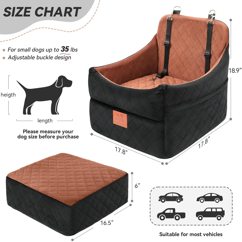 GL GLENSLAVE dog car seat storage pockets keep essentials within reach