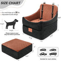 GL GLENSLAVE dog car seat storage pockets keep essentials within reach
