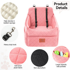 GL GLENSLAVE cozy interior pad focuses on soft surface for pet relaxation during rides