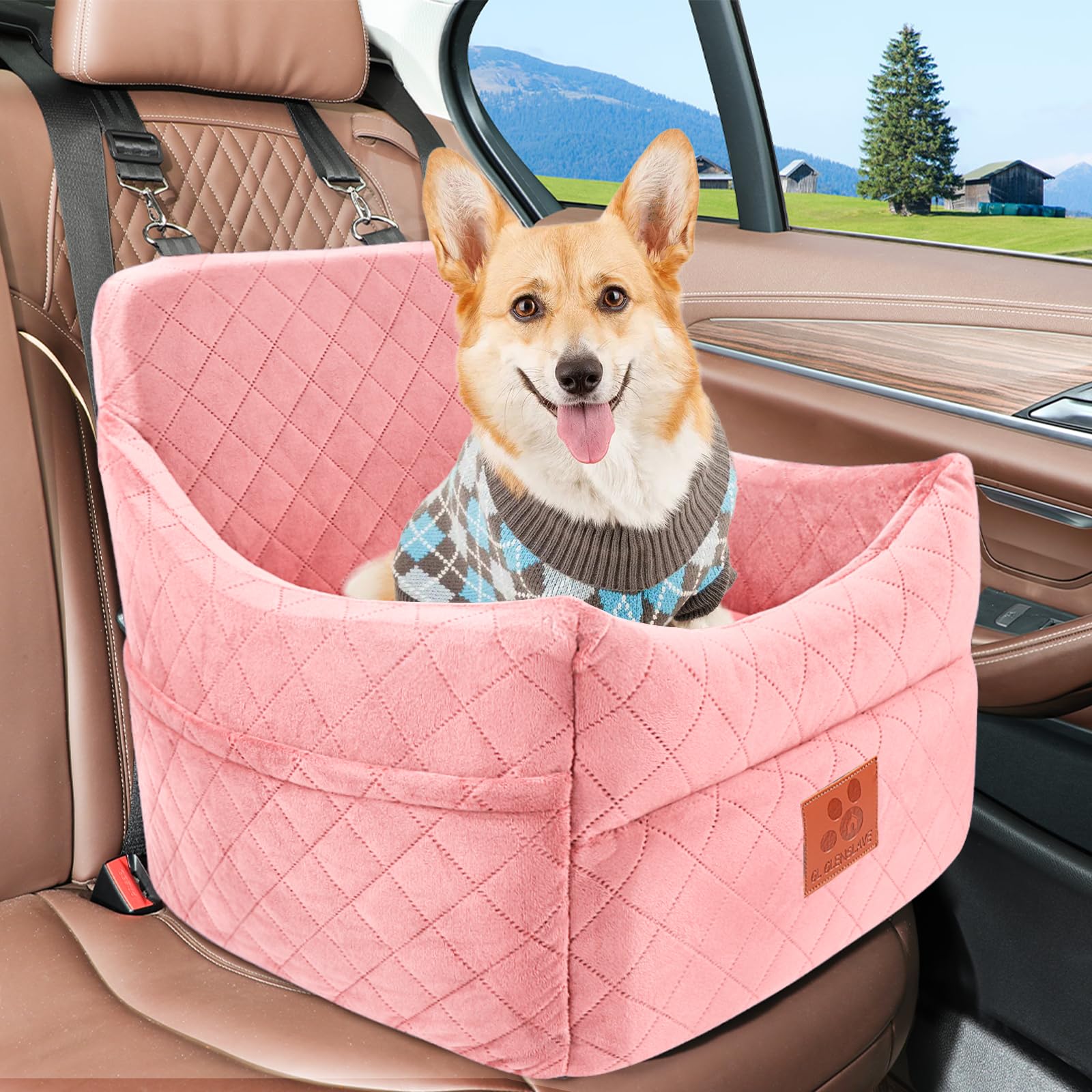 GL GLENSLAVE built-in safety belts ensure quick secure fastening during car journeys
