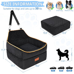 GL GLENSLAVE memory foam booster seat provides comfy support.