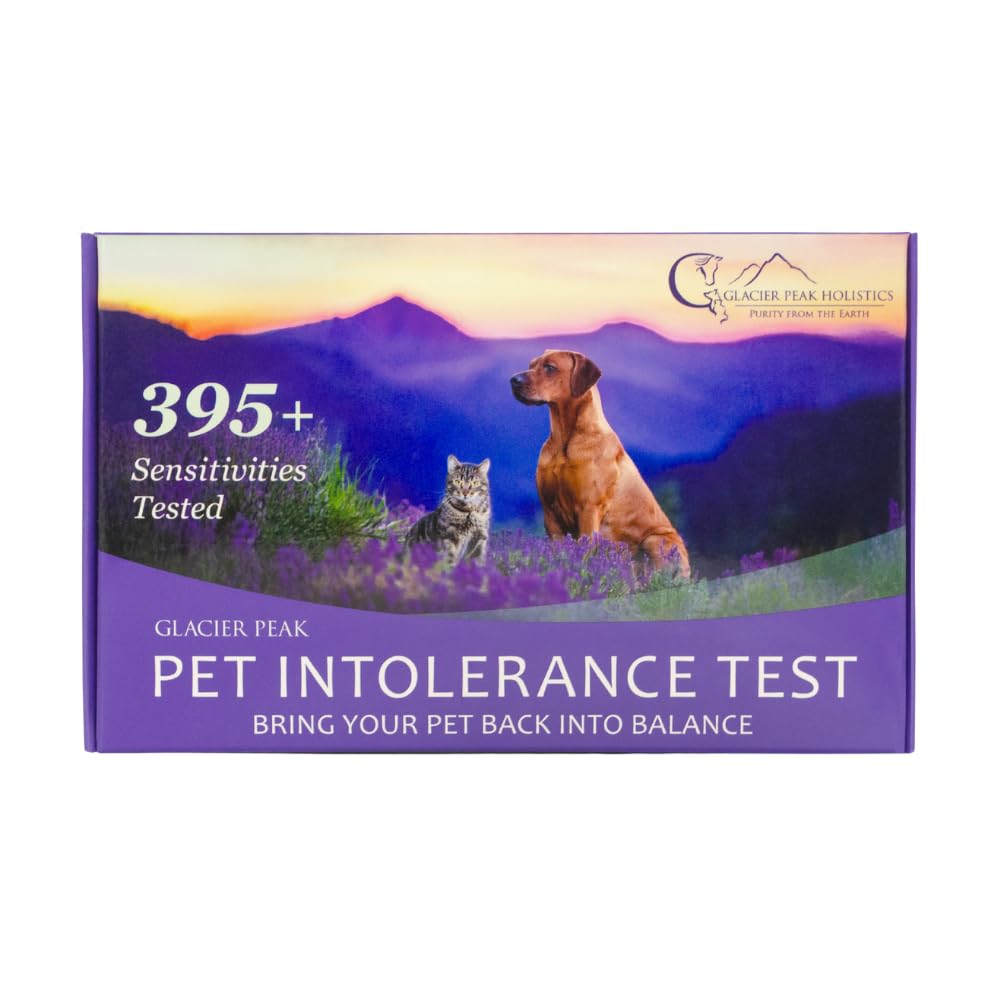 Glacier Peak Original Test Kit packaging for at-home pet intolerance screening.