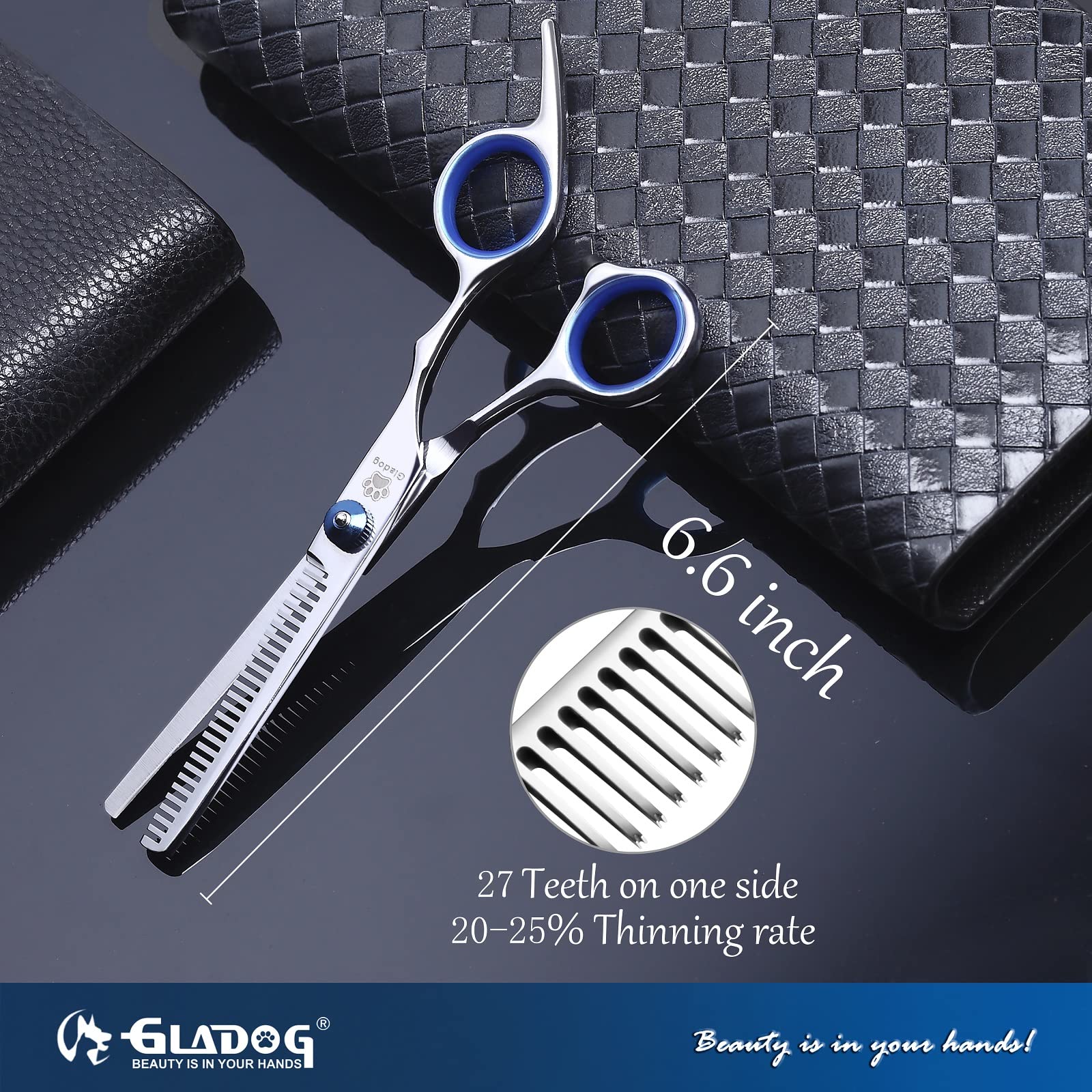 GLADOG round tips prevent poking during sensitive areas like eyes and ears.