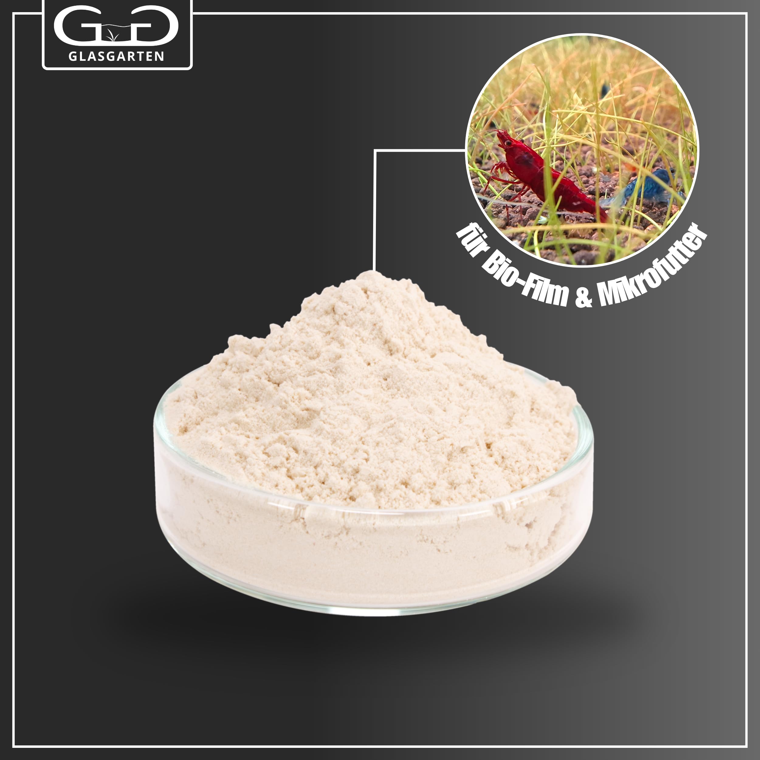 GlasGarten Bacter AE Content 70 g dosing spoon for precise measurements