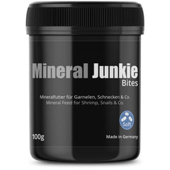 GlasGarten Mineral Junkie Bites pack shot for mineral balance invertebrates