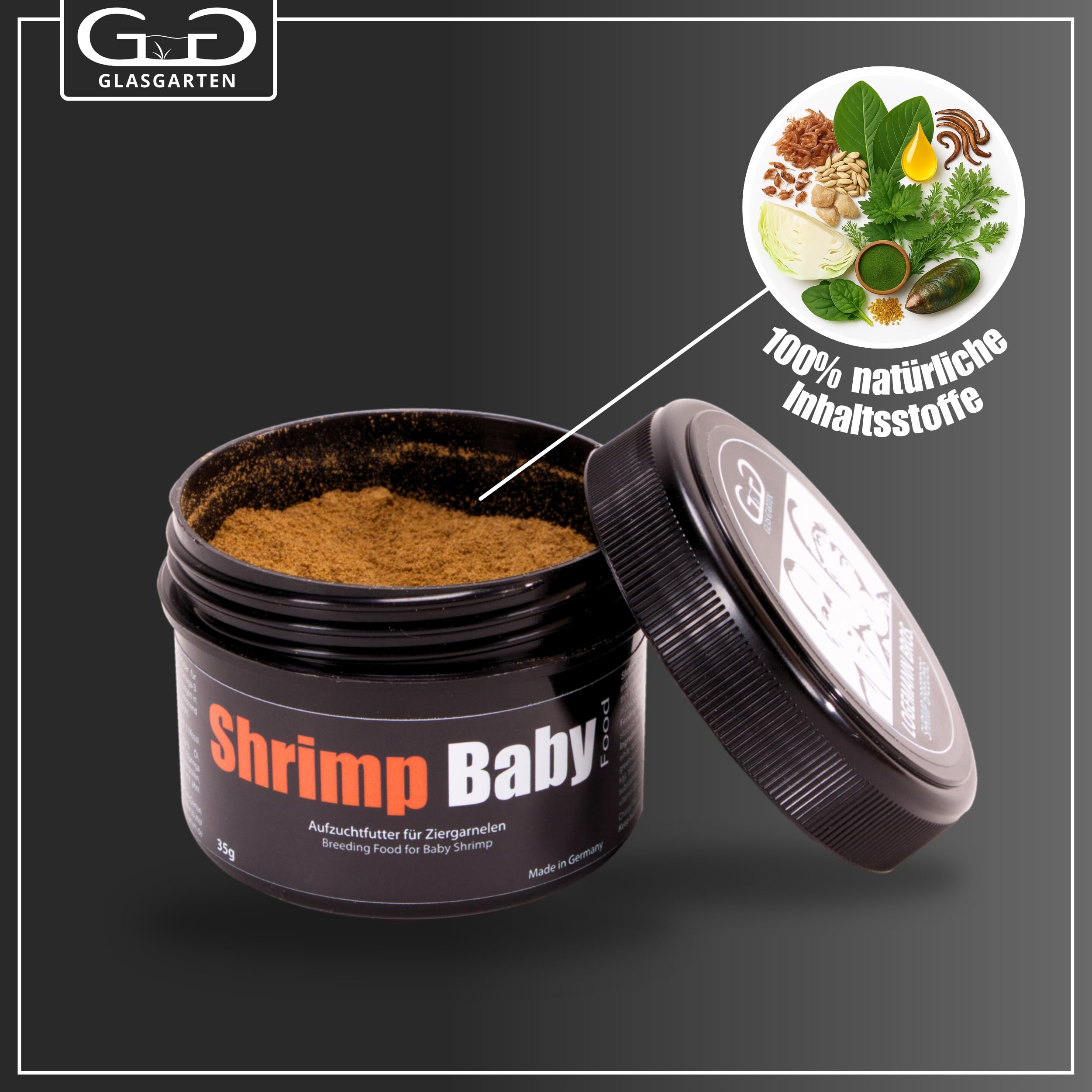 GlasGarten Shrimp Baby Food green-lipped mussels indicate glycosaminoglycans source