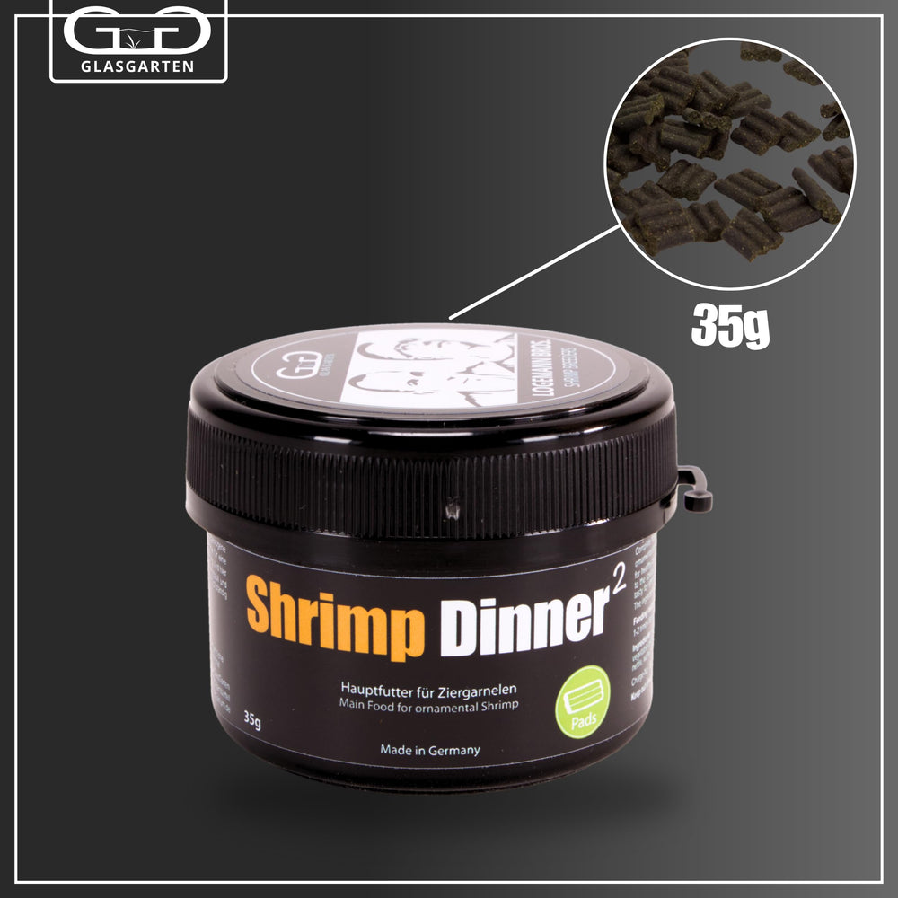 GlasGarten Shrimp Dinner 2 dosing disc for easy portioning