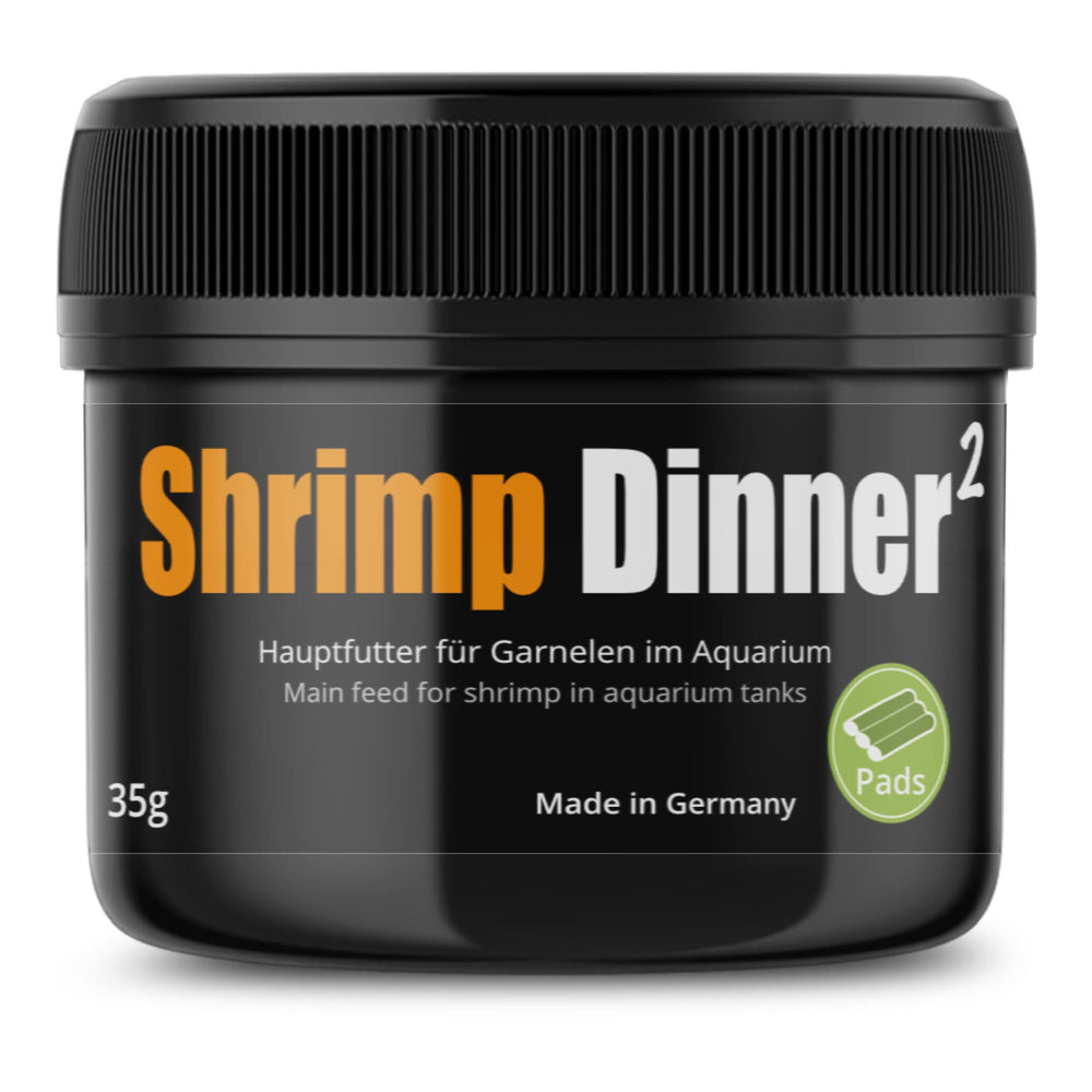 GlasGarten Shrimp Dinner 2 main meal pad for a balanced ornamental shrimp diet