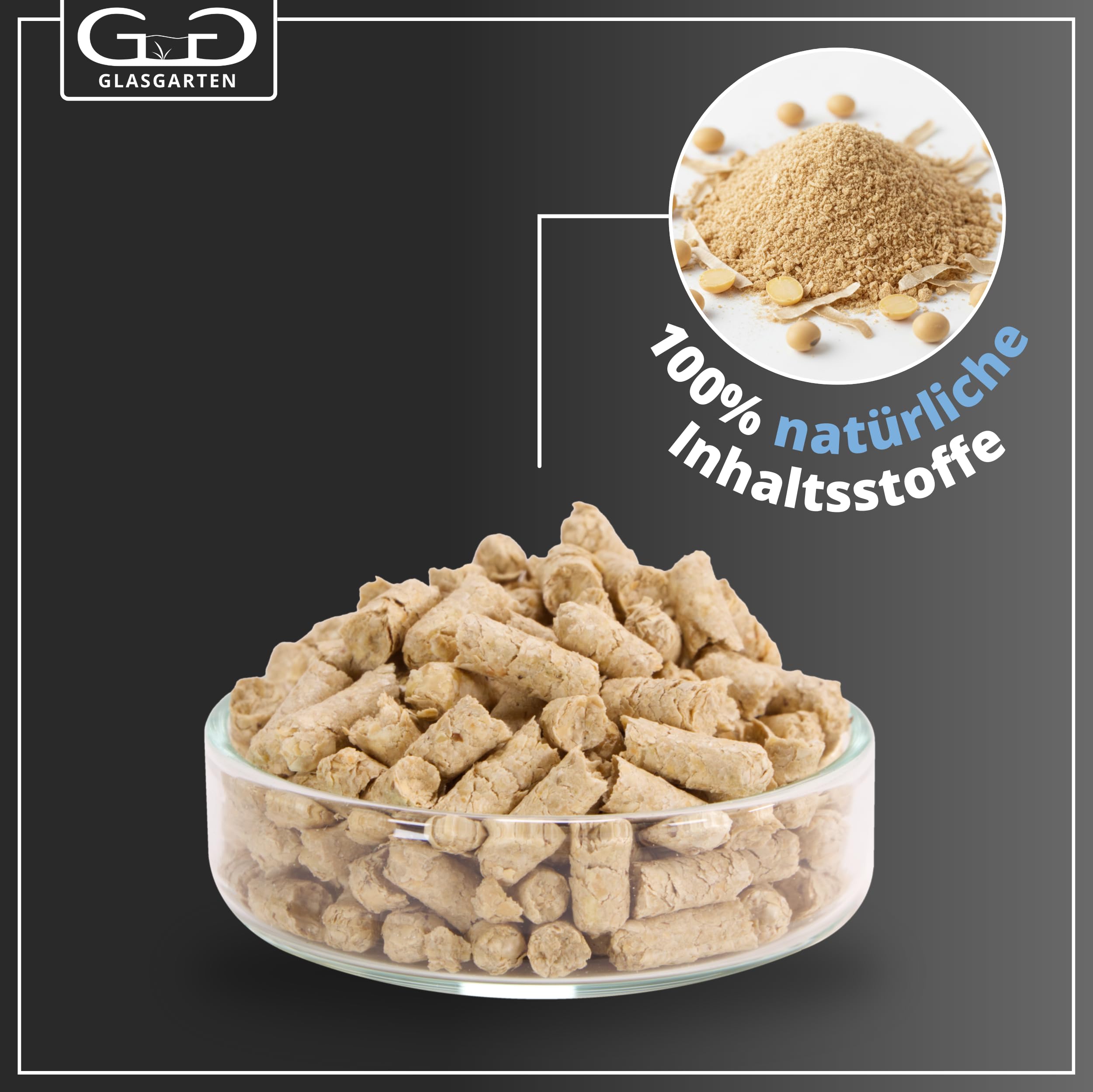 GlasGarten Snow Flakes provide a protein-rich feeding option