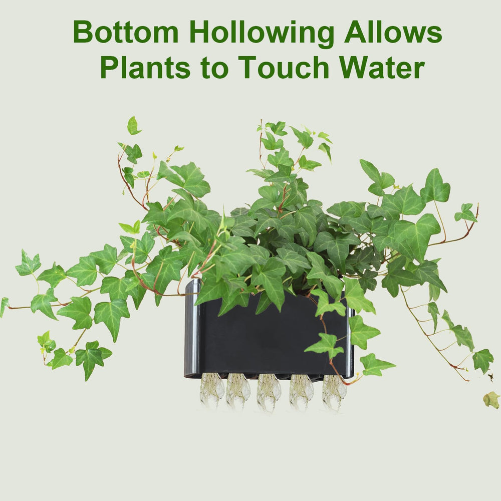 GLEFLE aquarium plant holder durable plastic ensures long lasting aquarium aesthetic