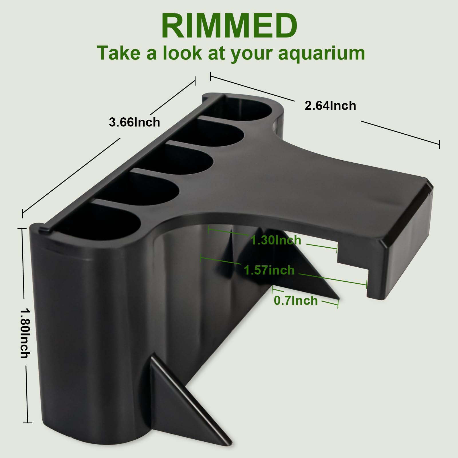 GLEFLE aquarium plant holder in-tank decor enhances greenery without overcrowding the tank