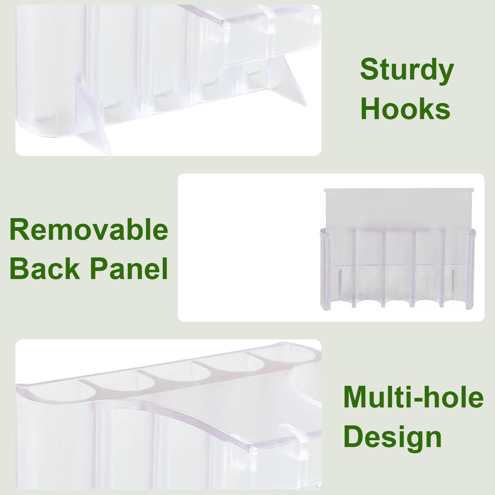 GLEFLE plant holder supports aquatic plants like ferns and water poppies.