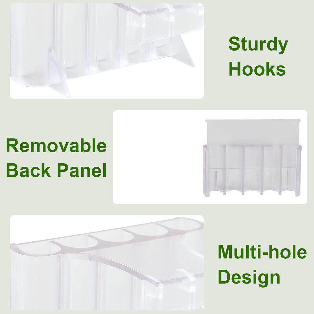 GLEFLE plant holder supports aquatic plants like ferns and water poppies.