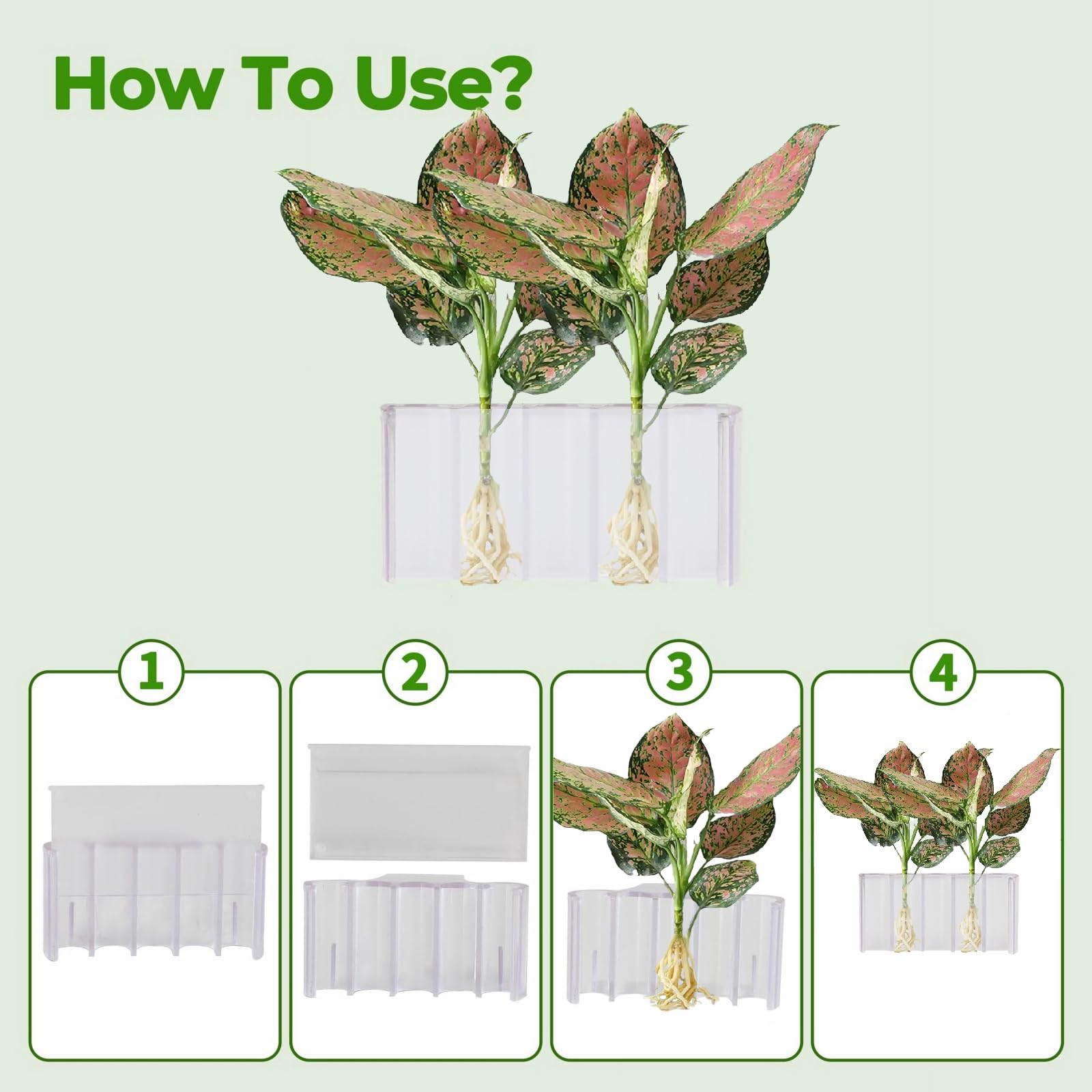 GLEFLE porous bottom promotes water circulation and healthier plant roots.